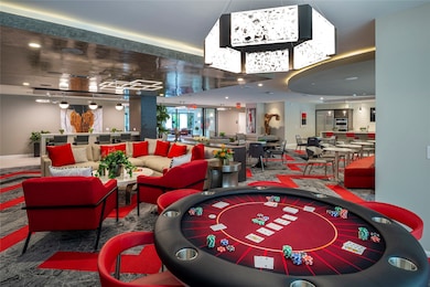 Club room with gaming table