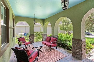 Take in your morning coffee on your covered front porch entryway