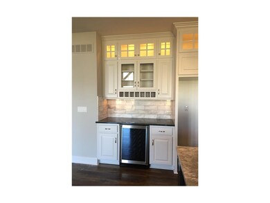 Butler's Pantry with wine frig