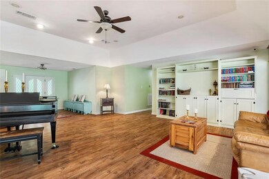 View of living room and foyer