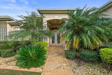 Lush Landscaped Walkway