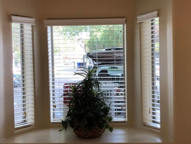 Bay window in living area
