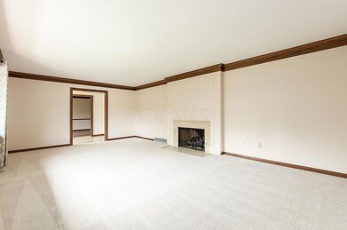 Living Room w/ Gas Log Fireplace