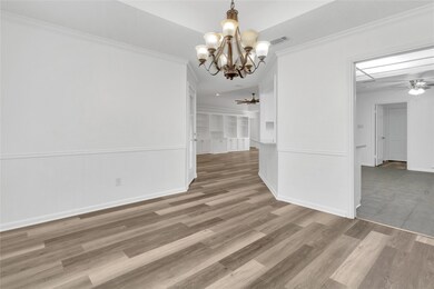 entire house with fresh paint and new floors.