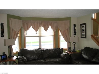 Bayed window in the great room provides natural lighting and a great view.