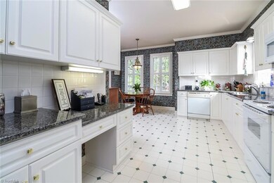 Spacious kitchen with plenty of workspace