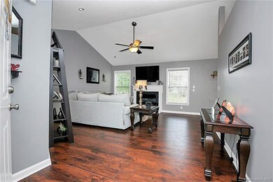 Step into your spacious living area with tons of n