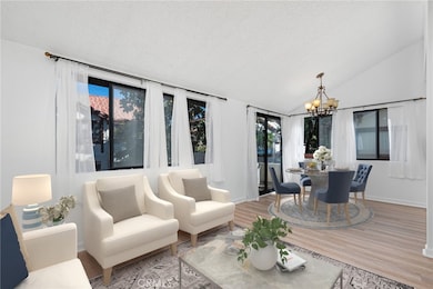 Virtually Staged - Living Room and Dining Area