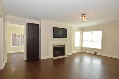 Fireplace, TV remains