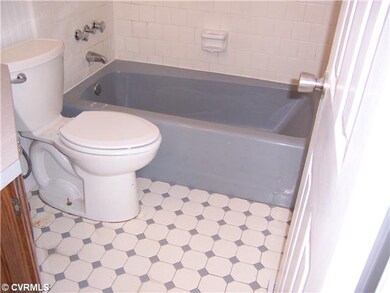 Bathroom - Tile flooring and bath wall