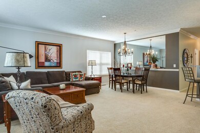 Enjoy this large, spacious living and dining area of this light filled home!