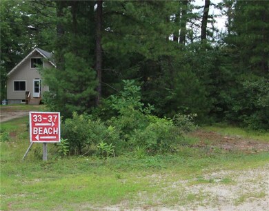 Sign across from the property point...