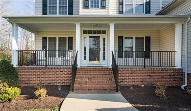 FULL FRONT PORCH LARGE ENOUGH FOR ROCKING CHAIRS