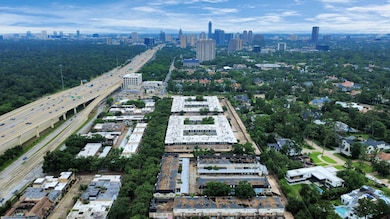 Ariel view of the Uptown Park and The Galleria are