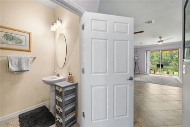 Half bath on main floor