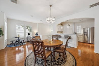 Bathed in natural light, this home's spacious and
