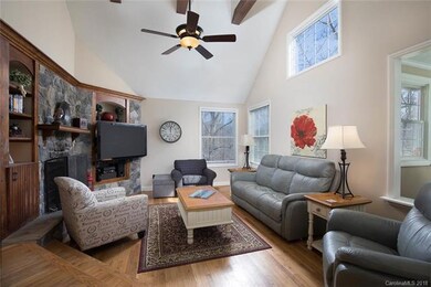 Bight Sunlit Sunken Living Room