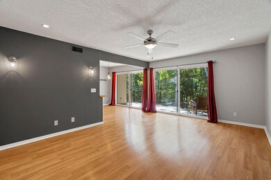 LIVING ROOM - WITH LARGE PATIO DOORS