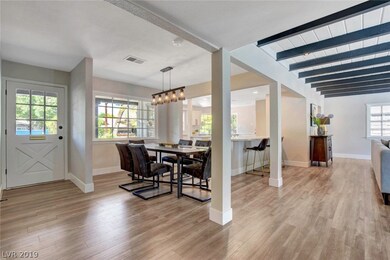 View of the dining room.