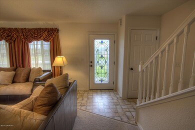 Front entry and coat closet