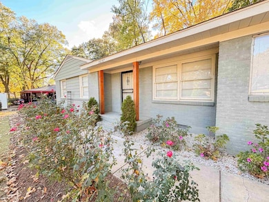 View of front facade with brick siding