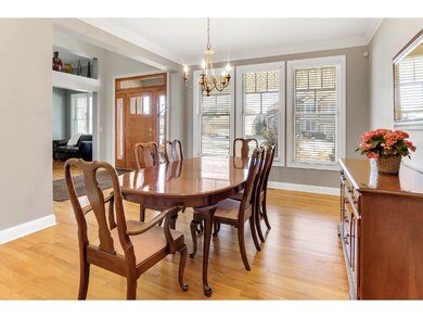 The spacious Formal Dining Room, with adjacent But
