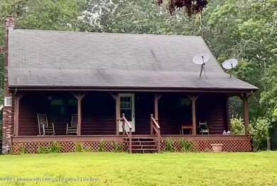 Log Cabin nestled in the woods