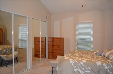 Master Bedroom with two large closets!