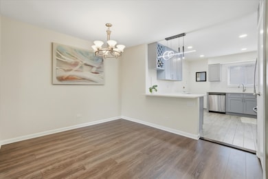 Dining area by the kitchen
