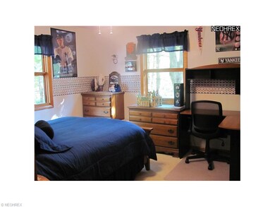 One of the three bedrooms