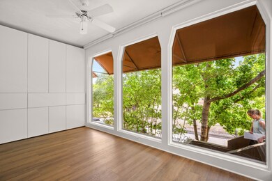 Unfurnished sunroom with healthy amount of natura