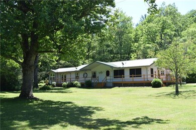 Front view of the home showing your nice big yard.