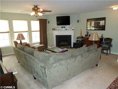 Den/Family/Great Room - Large family room with cor