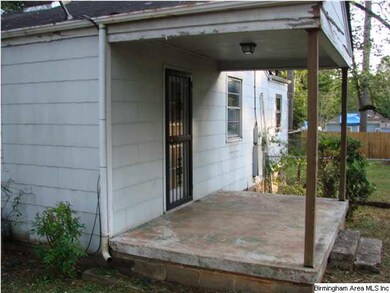 Open porch on right side