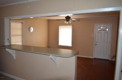 KITCHEN, VIEW TO LIVING ROOM