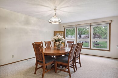 Bright and open dining room