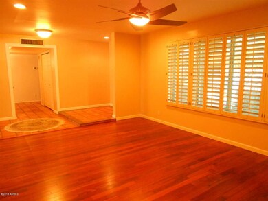 Living room/front entry view
