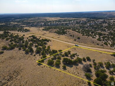 View of rural area with property parcel outlined