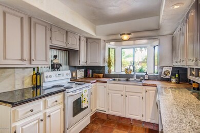 Bay window in kitchen
