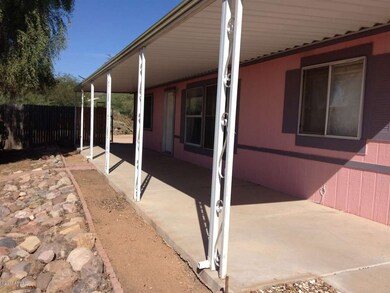 West side of house