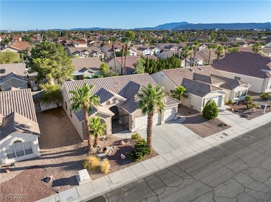 Aerial perspective of suburban area featuring a mo
