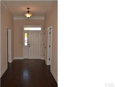 Foyer showing transom and side light