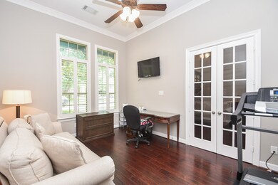 Spacious home office/study off the entry way with