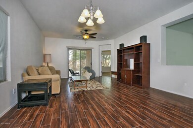 Wood look tile flooring
