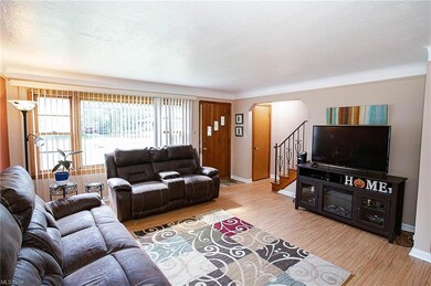 Large living room with lots of natural light!
