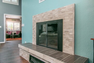 6) FIREPLACE