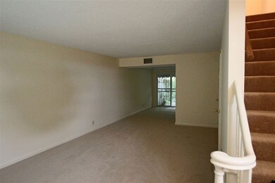 Large living and dining area with brand new carpet