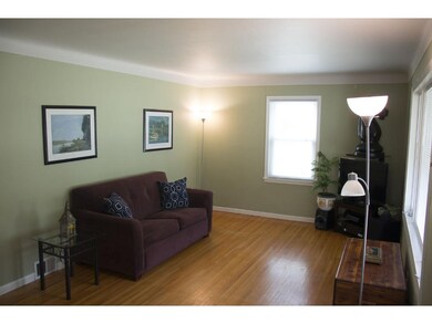 Living Room with hardwood floors