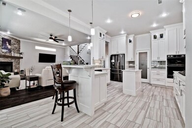 Custom chef kitchen with soft close cabinets and top of the line appliances