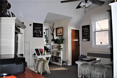 Bright second floor living room, convenient storag
